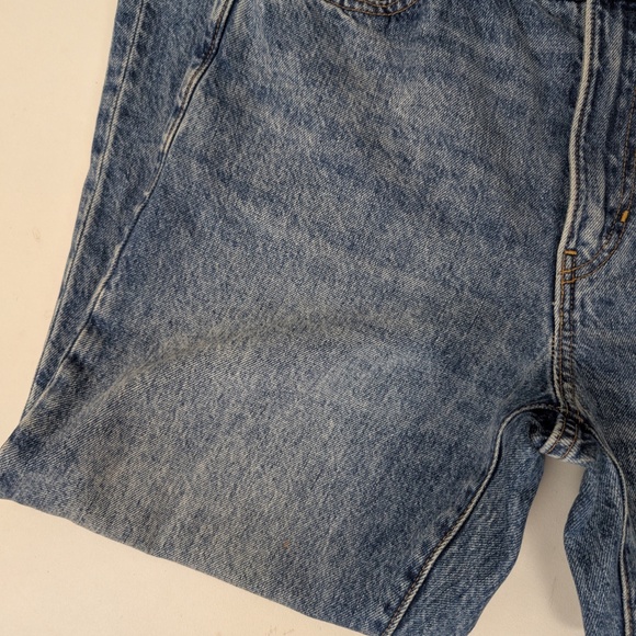 Banana Republic High Rise Relaxed Bootcut Faded Flare Medium Wash Fitted - Picture 3 of 6